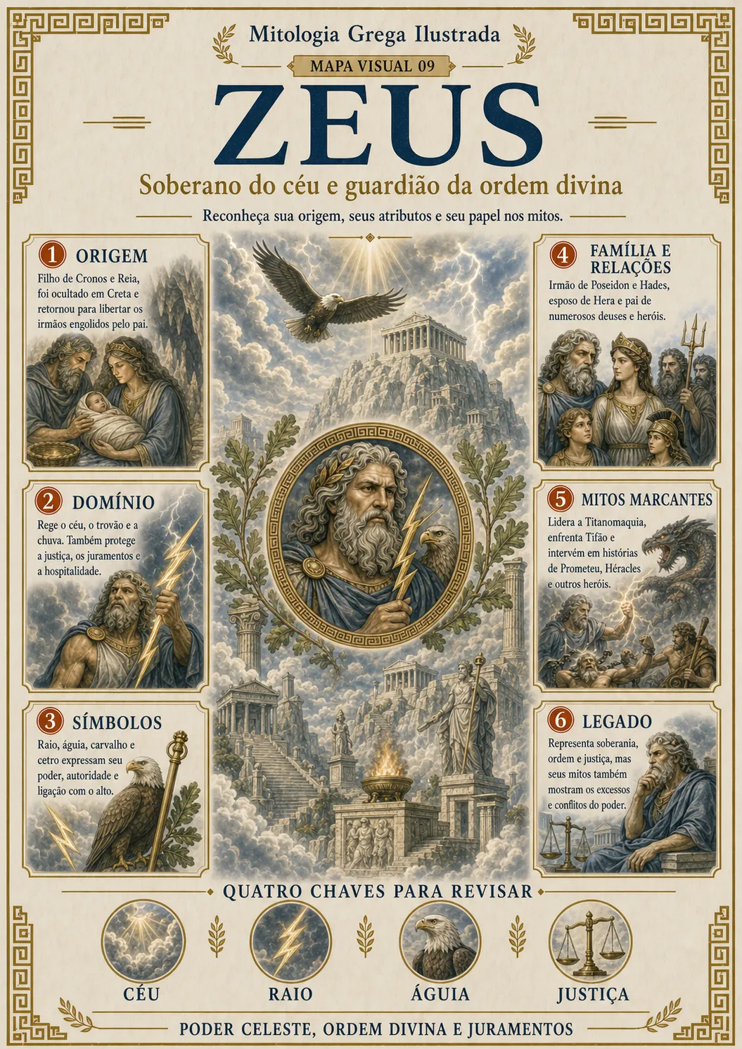 Prévia 3 da Mitologia Grega Ilustrada