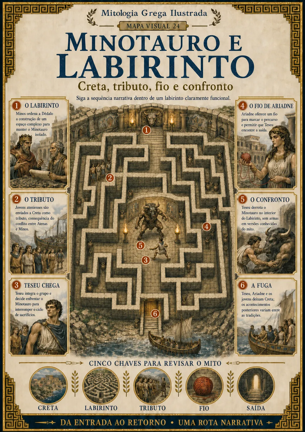 Prévia 5 da Mitologia Grega Ilustrada